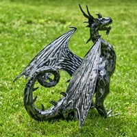 Zaer Metal Dragon Statue bagret