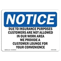Obavešteni znakovi - zbog potrebe osiguranja su kupci