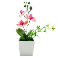 Hesoicy umjetni bonsai realistično tri cvijeća ne bled neresiranog ukrasnog DIY Phalaenopsis orhideja