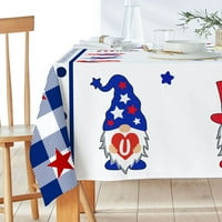 4. jula Stolnjak, patriotska stolna tkanina za tablice pravokutnika 120, četvrti jul Memorijalna nezavisnost