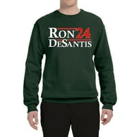 Divlji Bobby, Ron Desantis Florida repulni izborni politički unisni grafički grafički duks, šumska zelena, mala
