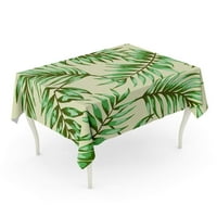 Akvarilni list egzotični uzorak tropski listovi na bež boji šareni stolni stol za stol za stol za kućnu