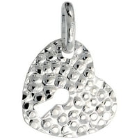 Sterling srebrni ključ za moju ogrlicu od srca sa hirurškim čeličnim lancem Italije