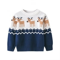 Dječji pamučni božićni ružni džemper pulover Outfit Jumper za božićnu zabavu Fotografiju najbolji poklon