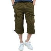 Frostluinai teretni pantalone za muškarce Tergo hlače za muške plus veličina Joggers Duks kratke hlače Kratke hlače Multi-džepne opterećenja otporne na habanje ugrađene pantalone