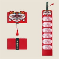 Kayannuo Pokloni za žene Božićna čišćenje Crveni paketi SI kartični slotovi Hong Bao poklon novac paketi