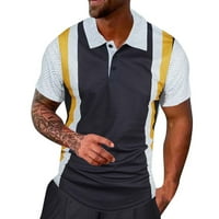 Muške majice kravata boja gradijent tiskani kratki rukav na vrhu kratkih rukava novi ljetni modni casual