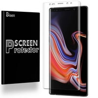 Samsung Galaxy Note [Bisen] Ultra Clear [3D zakrivljeni puni poklopac] Zaštitnik zaslona, ​​protiv ogrebotine,