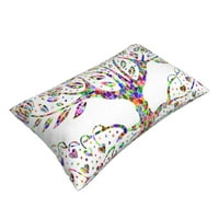 Super mekani pravokutni plišani jastuk, romantični apstraktni komfor i ne-piljki skriveni zip sofona jastučnice, 20 x30