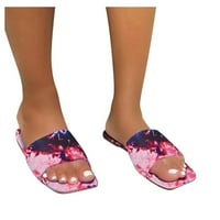 Ženske sandale Ženske ležerne flopske flopske flopse sabljani komforne kvadratne sandale i papuče višebojne