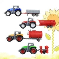Simulacijska poljoprivredna traktora Model kamiona Inženjerska vozila Igračke za djecu djece