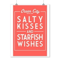 Ocean City, Maryland - Slane poljupce i želje za zvijezde - jednostavno rečeno - umjetničko djelo u