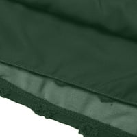 Haljine za žene Ženska pomaka kratki čvrsti dugi rukav V-izrez Moda vruća prodaja Shift Haljine Green XL