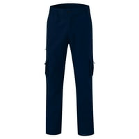 Muškarci Tergo Hlače Muške multi-džepne opuštene fit hlače Solidne boju borbene radne pantalone Joggers Tweatpants