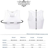 Ženska premium pamučna trkačka trkačka donje rublje Camisole Tenk Basic Crops