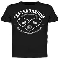 Skateboarding Heart USE majica Muškarci -Image by Shutterstock, muški 5x-veliki