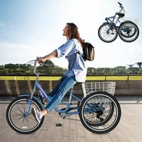 SLSY odrasli sklopivi tricikli, preklopljivi ubrzavi odrasli, bicikli na kotače sa širokoj veličini