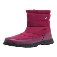 Zodanni Muški zimski snijeg Srednji teletski planinarski čizbi Lug Sole Boots Vanjske tople cipele Hladno vrijeme izolirana klizač na crveno 8
