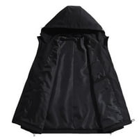Ležerna jakna za muškarce Vodootporna klasika Klasika jakne jakne za muškarce Black XL
