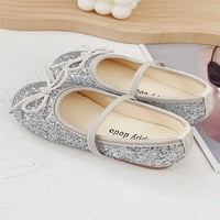 Ritualay Girls Flats Glitter Mary Jane Slip na princezi cipela Neklizajuća mekana dvorska haljina cipele