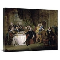 Global Galerija u. Shakespeare i njegovi prijatelji u umjetničkom tisku Mermaid Tavern - John Faed
