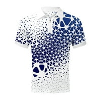 Muške polo majice Digitalni 3D štampanje Poster Kuća za odmor Revel patent golf majica plava xxxl