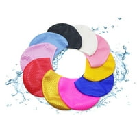 Korisni silikonski plivanje Praktično vodootporno plivanje Bazen HAT Dugih kose Zaštita od uha Plivene kape za žene