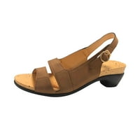 Ženske sandale Prodaja elegantna niska cvrkuta Heel Espadrilles Comfort Ljetni gležnjače Ležerne cipele