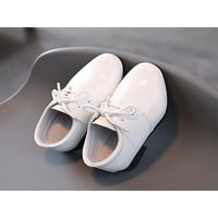 Avamo Kids School Casual Okrugli nosač cipela za cipele Boys Vjenčanje ravne kožne cipele Neklizajući