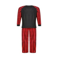 Treegren Usklađivanje porodice Božić pidžama Set Žene Muškarci Kućni odjeća Soft noćna odjeća Xmas PJS