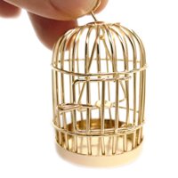 Buytra 1: Minijaturni namještaj od metala metalni kavez za ptice za dekor