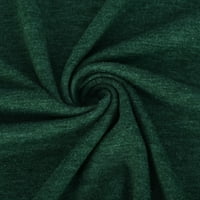 Ljetne esencijalne osnove Otemrcloc ženski modni casual bez rukava Torp tiskani spremnik zelene boje