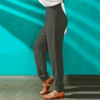 CACOMMARK PI CAPRIS teretni pantalone za žene plus veličine Žene Ljeto Ležerne prilike Labavi pamuk