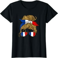Francuska Ženska šal Sunčana naočala Francuska zastava Francuski korijeni Pride majica