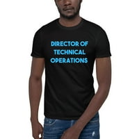 Plavi direktor tehničkih operacija majica kratkog rukava majica s nedefiniranim poklonima