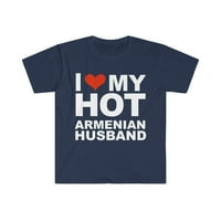 Volim moj vrući armensku suprugu bračna supruga Armenija unise majica s-3xl