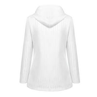 Slim Fashion Cardigan Fuzzy odjeća Hoodie Jakna Ženska zimska jakna Topla trendy kaput jakna sa džepom