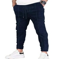 Capreze Loungewwear Hlače za nacrtajuće hlače za muškarce Lounge olovka za olovke PANTELSKI ELASTIC EList dno kaki XL