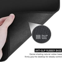 Jastuk za miša, mermerna tema okrugla gumena gumena mousepad sa šivenim ivicama za bežični miš laptop