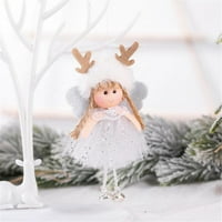Giligiliso Božićni ukrasi Angel Girl Love Privjesak Kreativna ornamentarna stablo Privjesak nazad u