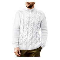 Košulje fragarne za muškarce Muška jesen zima kornjač dugih rukava džemper rukav džemper sa zatvaračem