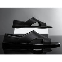 Muška plaža Sandal Open Toe Slides Vodootporne ljetne sandale Muške vožnje cipele Ležerne prilike Comfort na crno 8-8,5