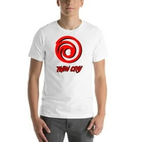 Twin City Cali dizajn kratkih rukava pamučna majica po nedefiniranim poklonima