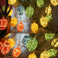 Yubnlvae Party Dekoracija svjetla Početna Uskršnja baterija Žičana žica Strips Svjetla za zabavu Lagani svjetiljci Dekor Decor Decor Multicolor