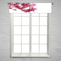 Kombinezovi magnolije izolirani na bijelom prozoru za zavjese Valance Rod Pocke