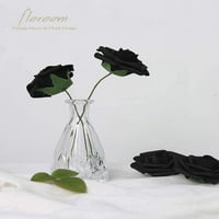 Umjetno cvijeće Real izgleda lažna ruža od bjelokosti lažni ruže sa stabljikama za diy vjenčane bukete