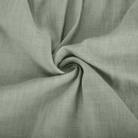 Žene plus veličina za čišćenje žene Vintage čipkasti patchwork luk v-izrez Tri četvrtine bluze vrhunske