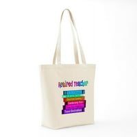 Cafeprespress - umirovljeni učiteljska knjiga Stack Tote torba - prirodna platna torba, Torba od platna