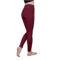 Ženske gamaše visokog struka Solid joga pantalone za podizanje vježbi za vježbanje Casus Ležerne ljetne