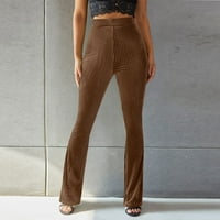 Ženska pantalona pune boje casual dugačke hlače harem hlače